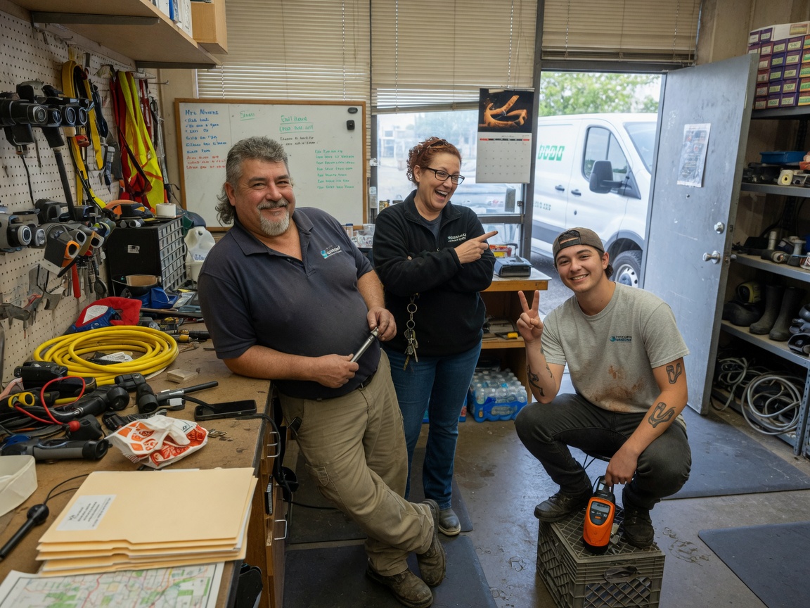 The Leak Detection Lakewood CA team at work in Lakewood